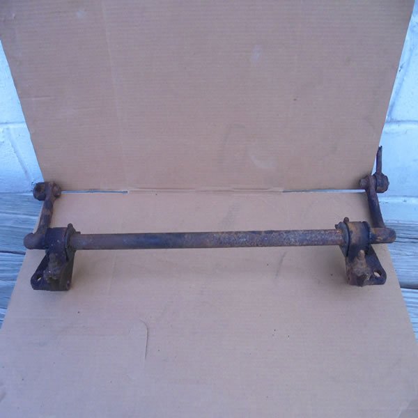 1976-86 Jeep CJ Factory Front Sway Bar w Frame Mounts links have been cut and may need new bushings,sold as pictured