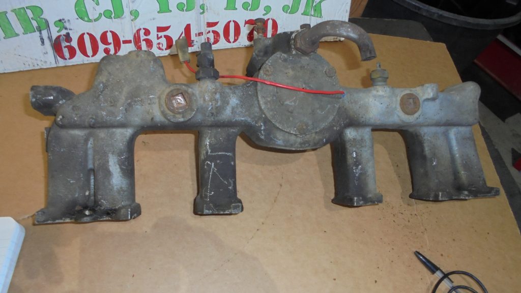 198086 CJ 6 CLY 4.2L 258 2BBL INTAKE MANIFOLD One Jeep Jeep Parts