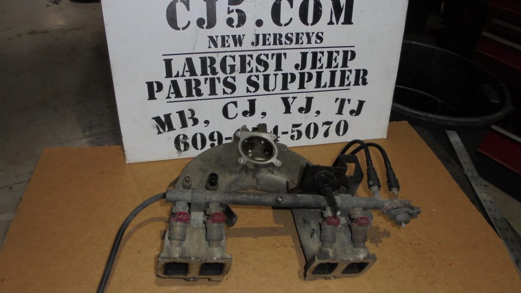 19911995 YJ 4 CLY FUEL INJECTION INTAKE MANIFOLD One Jeep Jeep Parts Sell Used Jeep Parts