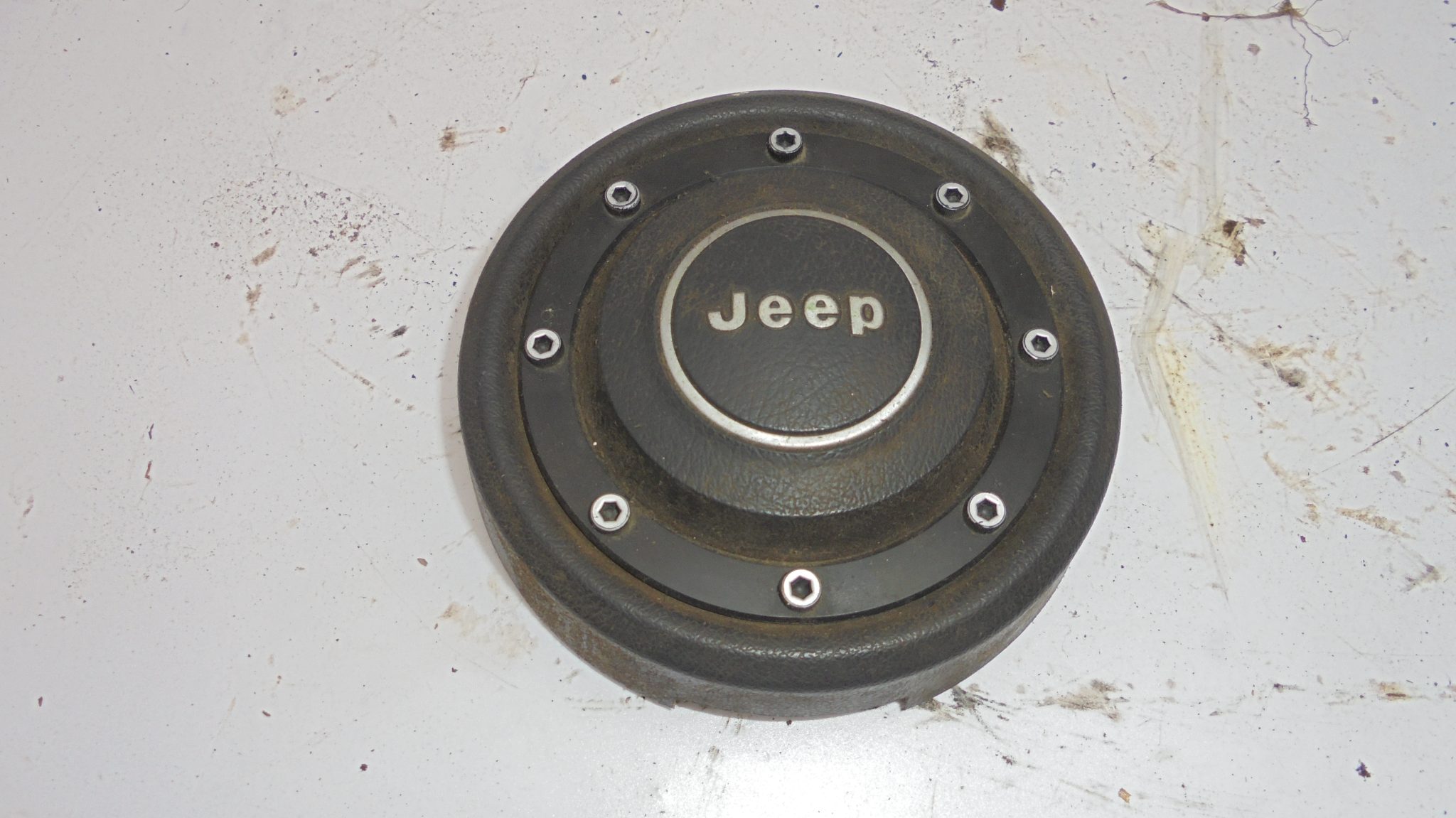 19821995 JEEP CJ/YJ BLACK LAREDO HORN BUTTON One Jeep Jeep Parts