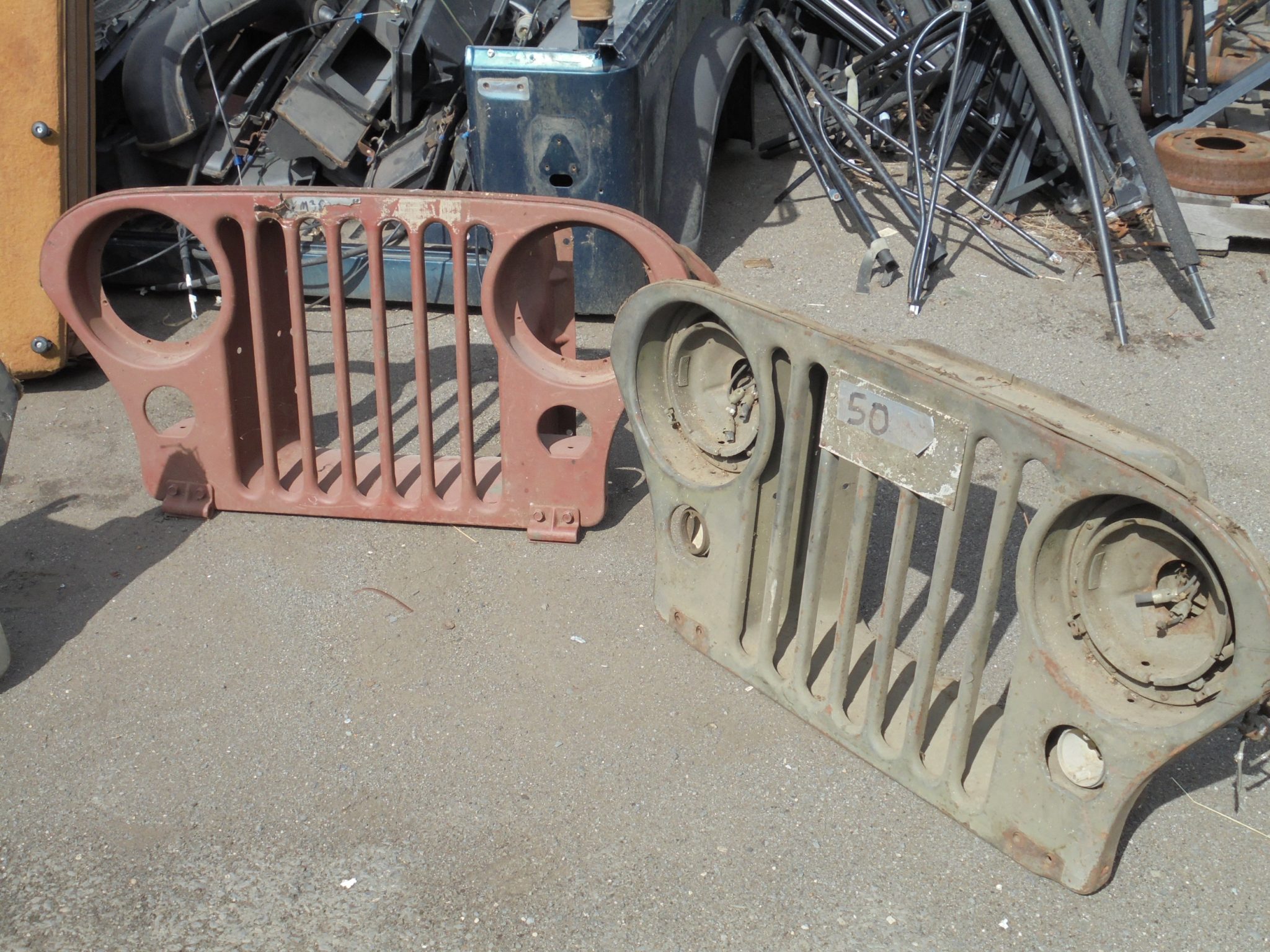 19521960 JEEP WILLYS M38A1 EARLY CJ5 FRONT GRILL WALLHANGER One Jeep Jeep Parts Sell Used