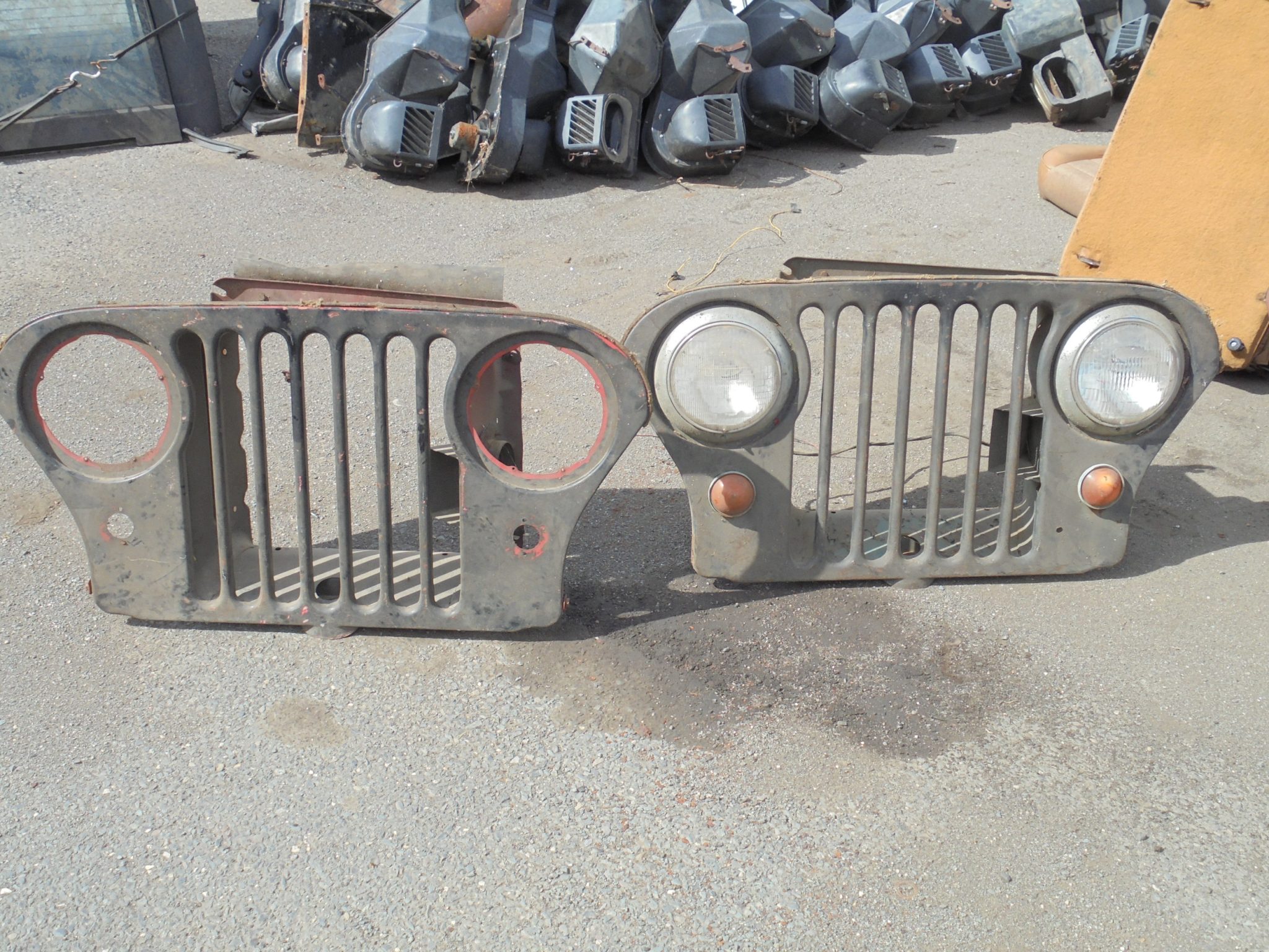 19521960 JEEP WILLYS M38A1 EARLY CJ5 FRONT GRILL WALLHANGER One Jeep