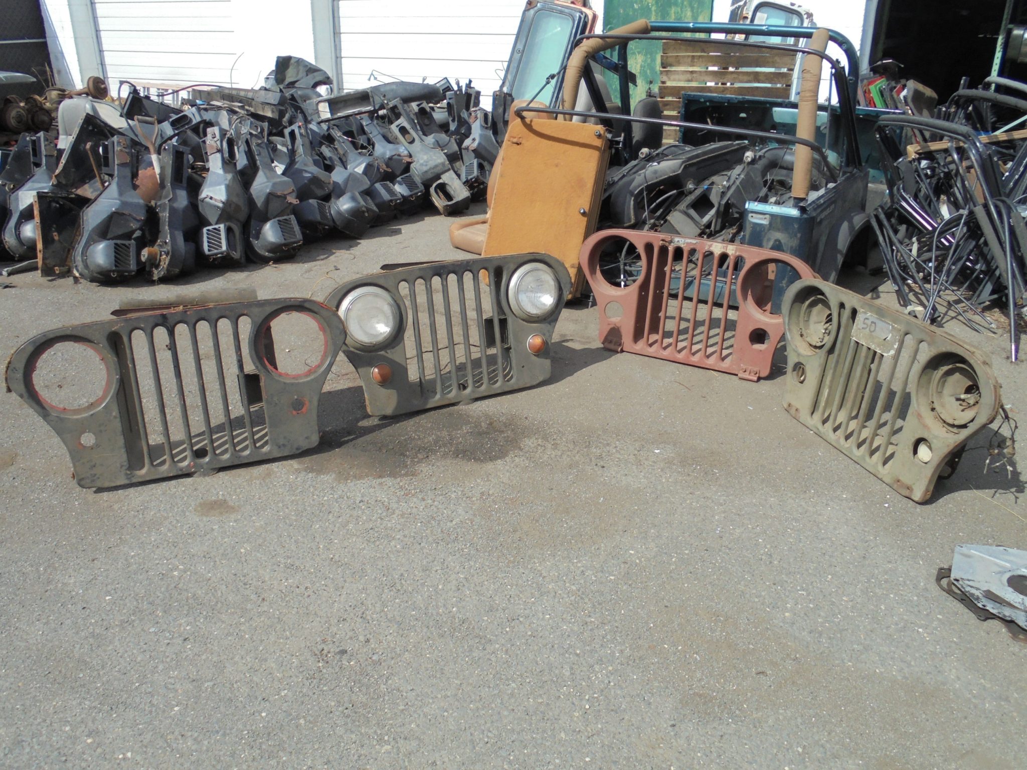 19521960 JEEP WILLYS M38A1 EARLY CJ5 FRONT GRILL WALLHANGER One Jeep