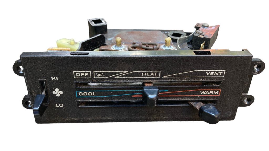 19871995 JEEP YJ WRANGLER DASH HEATER CONTROLS One Jeep Jeep Parts